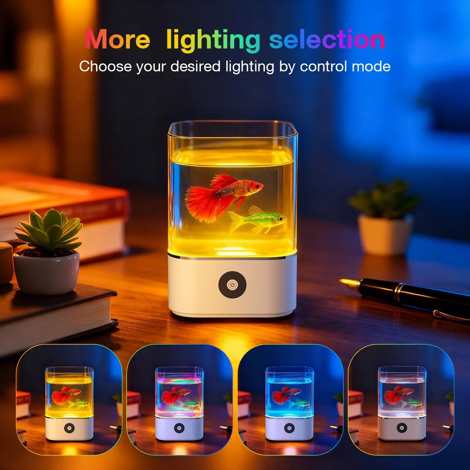 Glow Aquarium Salt Lamp